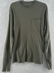 5.11 Tactical Shirt Mens Sz S Ranger Green Long Sleeve Crew Neck Pocket NWT