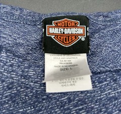 Harley-Davidson Men’s Hillbilly Gatlinburg TN Graphic T-Shirt Large Heather Blue