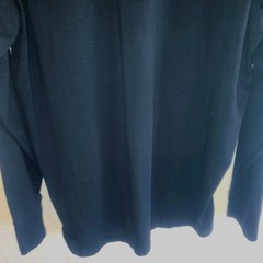 Lands’ End Mens XL Long Sleeve Henley Shirt Navy Blue