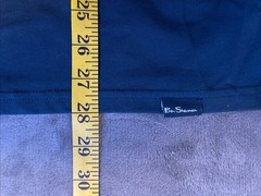 Ben Sherman T-Shirt Stretch Cotton “Navy Blazer” NEW With Tag Size M BS34SK360