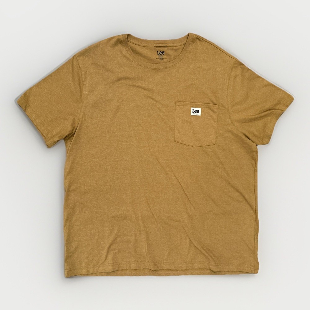 Lee Jeans Workwear – Pocket Tee – British Khaki – Men’s XXL **NEW**