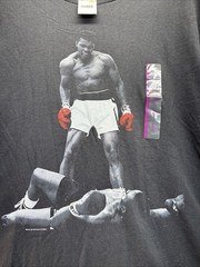 Men’s Muhammad Ali Black Short Sleeve Graphic T Shirt Size XXL NWT