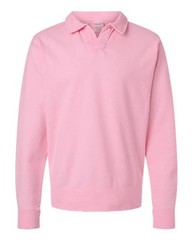 Comfortwash By Hanes Unisex Garment-Dyed Polo Collar Sweatshirt – GDH490