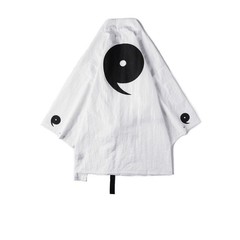 Niepce Streetwear Japanese White Kimono Graphic Tee Ninja Short Sleeves Shirt