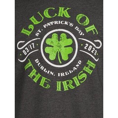 Way to Celebrate Men’s Luck of the Irish St. Patrick’s Day T-Shirt (Small)