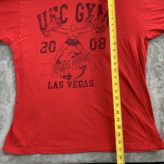 UFC Gym Shirt Mens XL Red Ultimate Fighting Championship Las Vegas 2008 MMA Tee