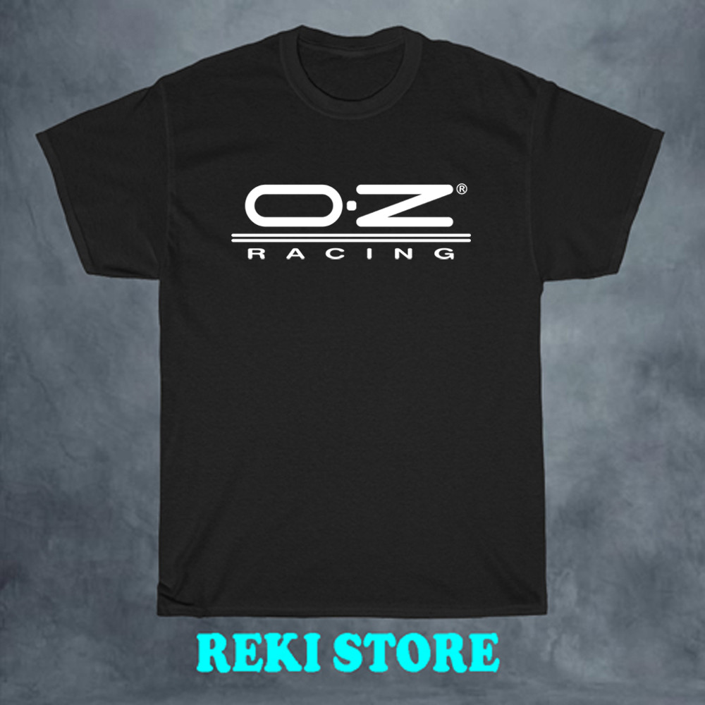 OZ Racing Logo Men’s Black T-shirt Size S-5XL