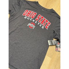 NWT Mens Colosseum Ohio State Buckeyes Tee – Large – Mens T-Shirt Heather Gray