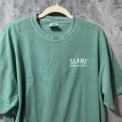 Comfort Colors Slane Irish Whiskey St Patricks Day T-Shirt Mens 2XL Green Cotton