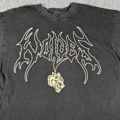 Darc Sport Wolves T Shirt Mens 2XL Black Spell out Grunge