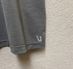 Vuori Gray Zephyr T Shirt Tee Performance Stretch Crew Neck V191 Sz L