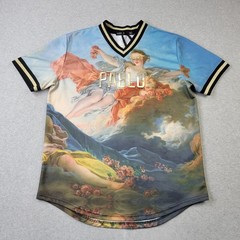 Hudson Outerwear Shirt Mens 2X V-Neck Pablo Masters Graphic Streetwear Jersey