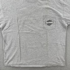 Vtg Harley-Davidson Motorcycles Mens XL Gray Pocket T Shirt Chandler Arizona Y2K