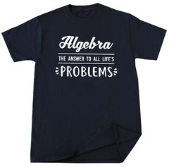 Algebra T-shirt Math Equation Mathletics Student Teacher Gift Tee Shirt