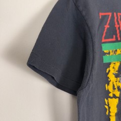 Vintage 80s Ziggy Marley Reggae Rock Band Tee Shirt Black Grunge Bob Marley