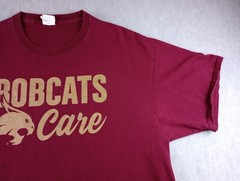 Texas State University Bobcats T Shirt Adults XL Maroon Bobcats Care