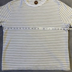 Common People Men’s Striped T-Shirt Large Short Sleeve Casual