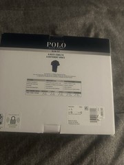 Polo Ralph Lauren Men’s Black Slim Fit Crew-Neck 5 Pack T-Shirts, Large