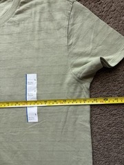 Goodfellow & Co Men’s L Standard Fit Crew Neck Short Sleeve Green Stripe Tee