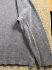 Banana Republic Shirt MenS XL Blue Thermal Pullover Ribbed 90s Vintage Cotton