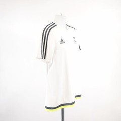 DAMAGED Adidas Halla Madrid White Medium Climacool Jersey T-Shirt