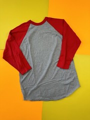 Vintage 90s Tobacco Swisher Sweets Cigar T Shirt Size XL Henley Gray Red RARE