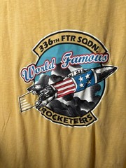 336th Fighter Squadron Rocketeers T Shirt USAF Military Seymour Johnson AFB