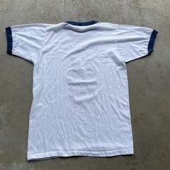 Vintage 1987 Michigan Soccer School T-Shirt Ringer Men’s Small Regular Fit