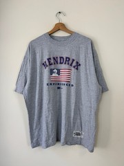 Vintage 90’s Jimmy Hendrix Winterland American Flag Gray Tee Shirt – XL
