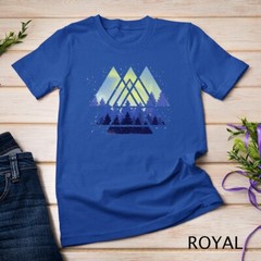 Geometric Triangle Outdoor Trees Forest Wildlife Nature T-Shirt Unisex T-shirt