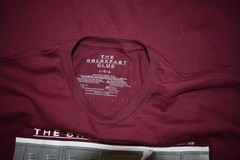 The Breakfast Club Classic Movie Poster Graphic Maroon Adult Shirt New Large