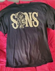 Sons of Anarchy Shirt Mens Sz 2XL Black Redwood Original MC TV Tee