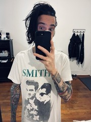Smiths vintage shirt single stitch Joy Division New Order Oasis Stone Roses Blur