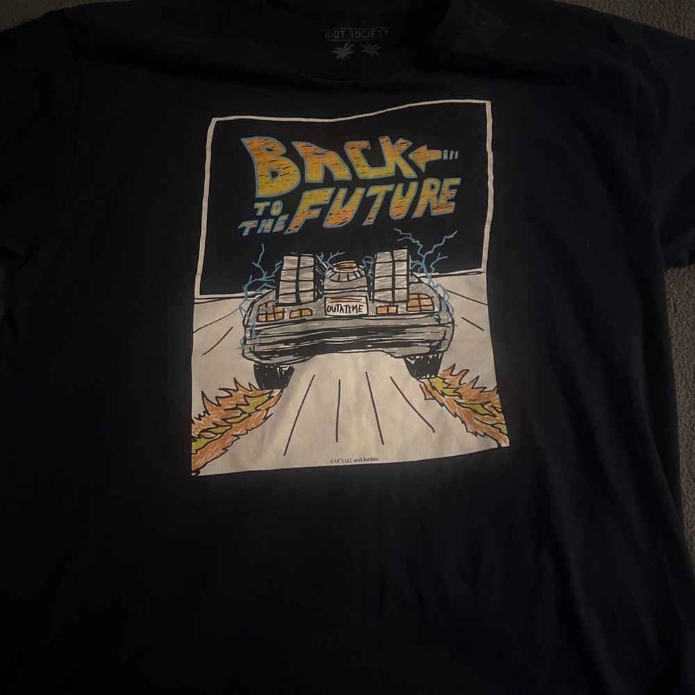 Back To The Future Shirt Size Large