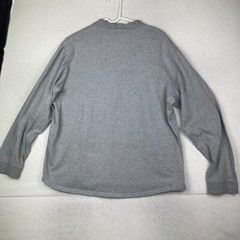 Nike Shirt Men’s Large Cowl Neck Gray Long Sleeve Logo