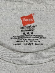 Hanes Comfort Soft Mens Short Sleeve T-Shirts Grey -Lot of 5- Size Medium. New!