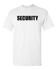 Security Printed Sarcastic Humor Graphic Super Soft Ring Spun Funny T Shirt