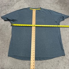 Royal Robbins Coolmax Basic T-Shirt Mens XL Blue Short Sleeve Crew Hiking Tee