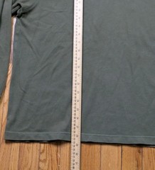 Vintage Eddie Bauer Shirt Mens XL Green Striped Long Sleeve Crew Neck