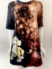 Simba Volcano 100 Year Anniversary Graphic Tye-Dye T-Shirt Large