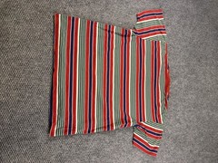 Polo Ralph Lauren Shirt Mens Large Multicolor Striped Cotton Tee Crewneck