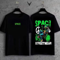 Stylish Black T-Shirts with Unique Printed Designs