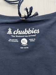 New Mens Chubbies Tank Top Size XL Distressed Look Palm Vice