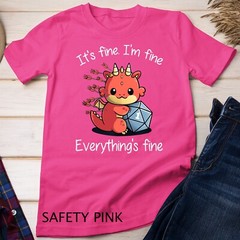 Everything’s Fine – RPG Funny Dragon Unisex T-shirt