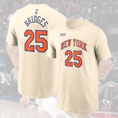 SALE ITEM! Mikal Bridges #25 New Y0rk Knicks 2026 Name & Number For Fans