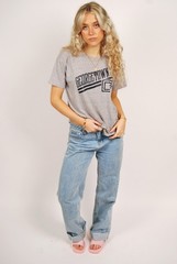 80s Georgetown T-shirt (L) large grey vintage university college sports graphic