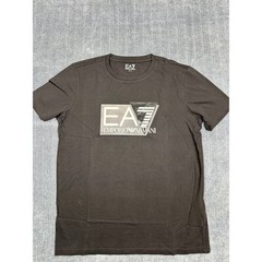EA7 Emporio Armani Mens Graphic Logo T-Shirt Brown 3DPT81 PJM9Z Size M