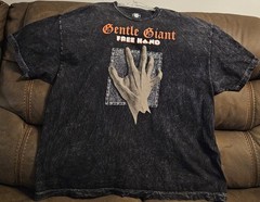 Gentle Giant Mineral Wash Official Band T Shirt Progressive Rock Size 3x