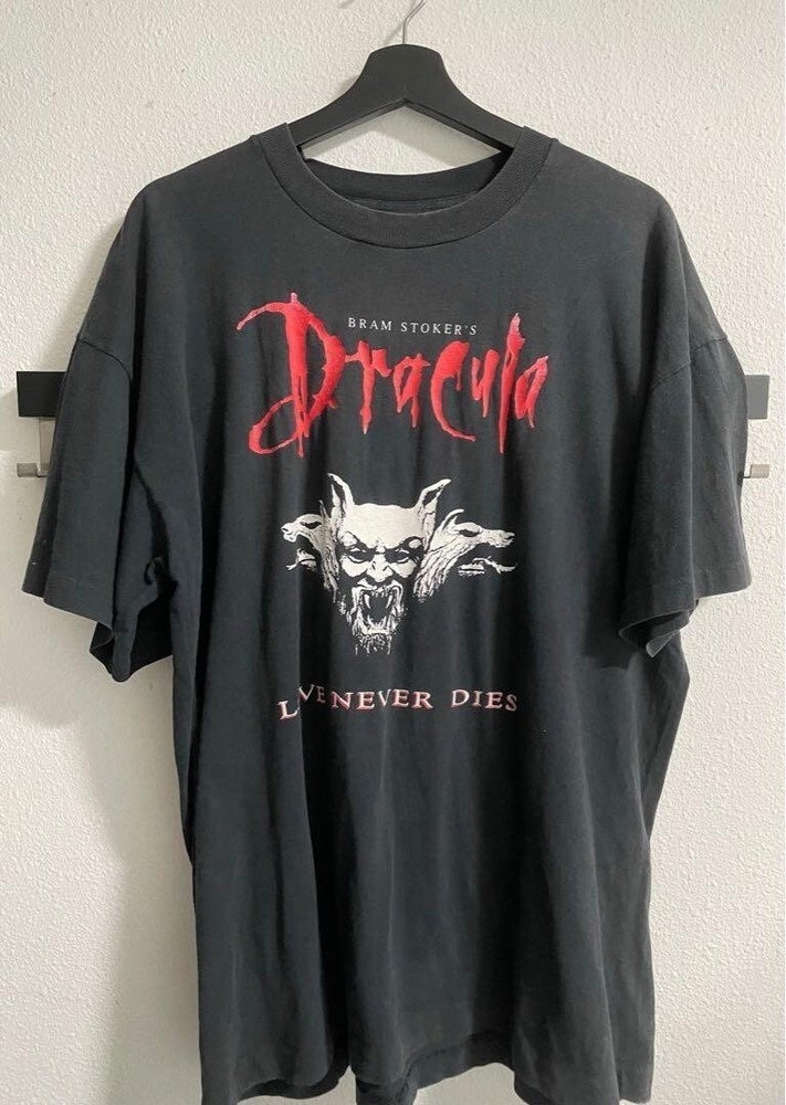 Bram Stoker’s Dracula Love Never Die 90s Horror Graphic T shirt cotton NH5255