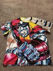 Bait X Marvel Jim Lee Men’s Colossus Short Sleeve Tee Size Medium